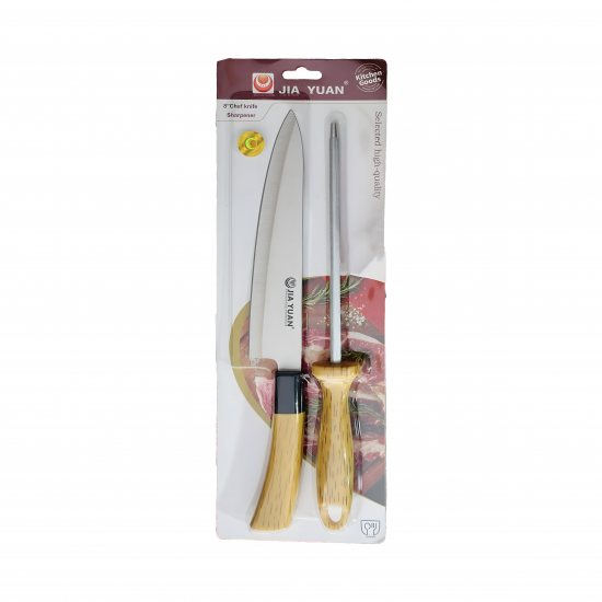 Knife & Knife Sharpener Set